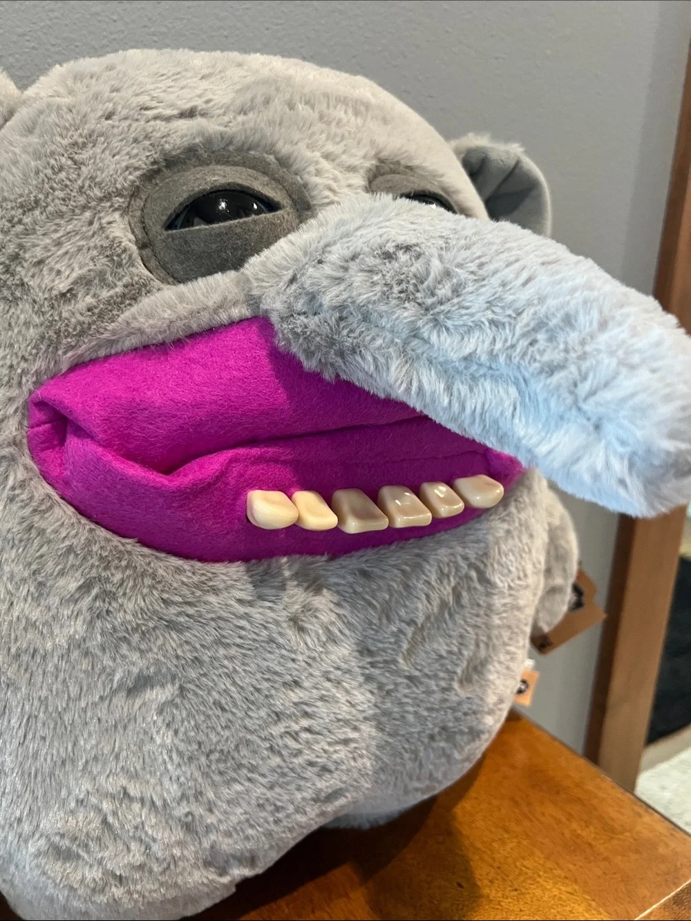 Fuggler Gray Plush “Trunkles” Elephant Stuffed Toy